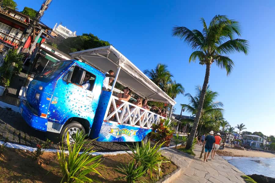 Buzios: City Tour by Trolley with 12 Beaches and Pickup - A trolley built for views, not just transportation