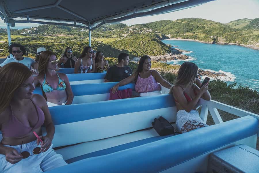 Buzios: City Tour by Trolley with 12 Beaches and Pickup - Brava viewpoint stop: the “from up here” moment