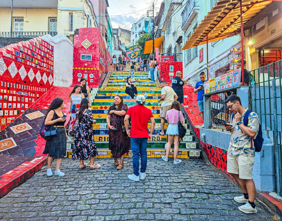 Corcovado, Sugarloaf Mountain, and Selarón Steps 6-Hour Tour - Santa Teresa stroll and Selarón Steps by Jorge Selarón