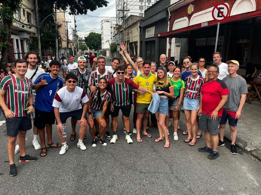 Fluminense Football Match at Maracanã with Local Hosts - From Bar Armazém Tijucano to kickoff, a short walk with big payoff