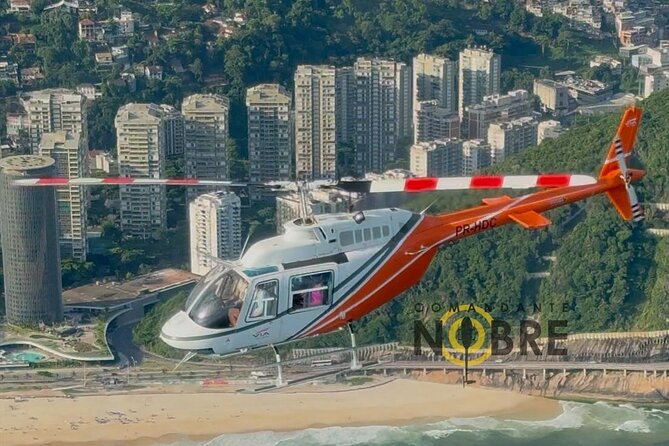 Helicopter Ride in Rio de Janeiro - 30 Minutes by Comandante Nobre - Barra da Tijuca, Joatinga, and São Conrado: The Coastal Stretch Up Close