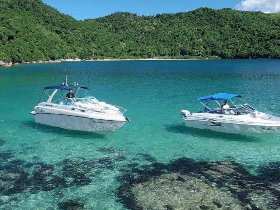 Idyllic Islands Private Speedboat Tour in Paraty - Swimming and snorkeling with the gear that’s actually included