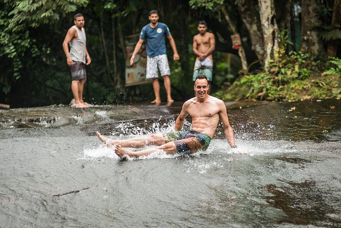 Jipe 4x4 Private 3hr Waterfalls and Waterfall Paraty by Jango Tour - Cachoeira do Toboga and Tarzan: where the 20-meter slide steals the show
