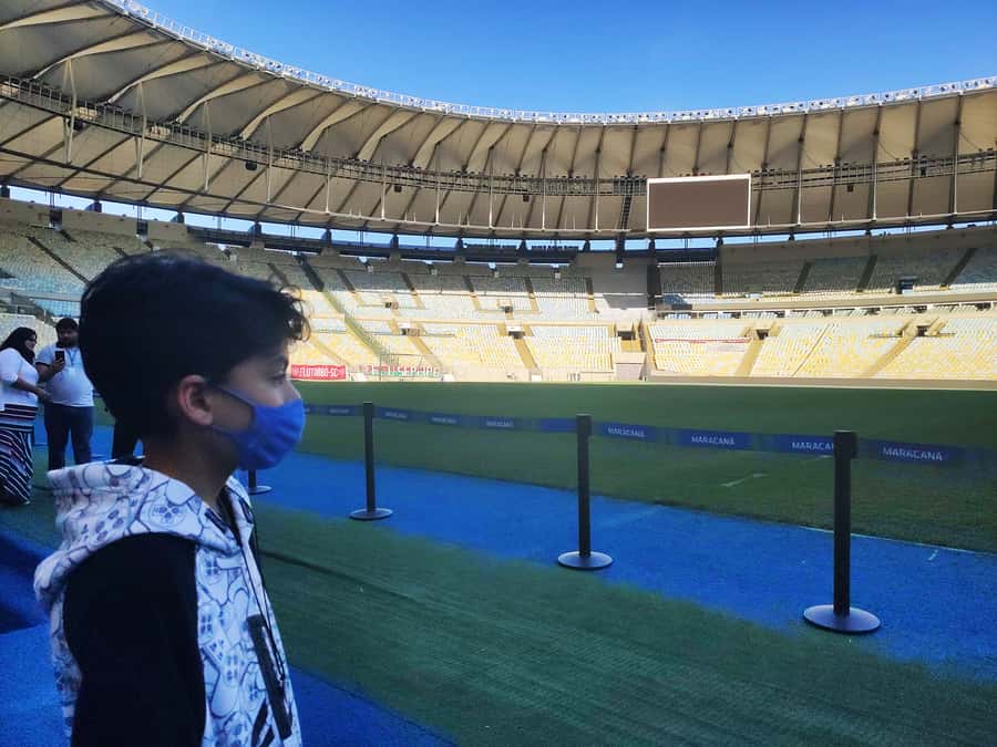 Maracana Stadium - Behind the Scenes Tour - Press rooms, tribune, and the moments that make kids and adults smile