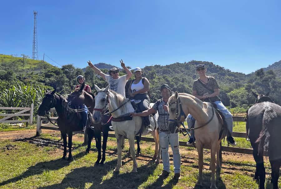 Paraty: 3-Hour Rainforest Horseback Ride - The middle of the ride: forests, plains, and the stops that break up the timing