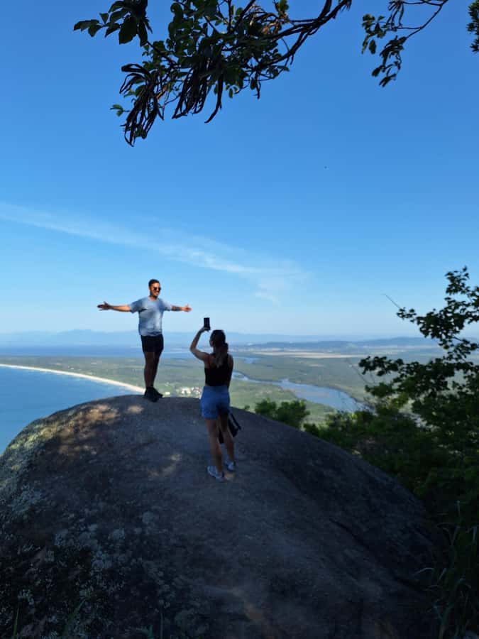 Pedra do Telégrafo Rio de Janeiro + Transfer - The wide-end panorama: Grumari to Barra da Tijuca and the rock markers
