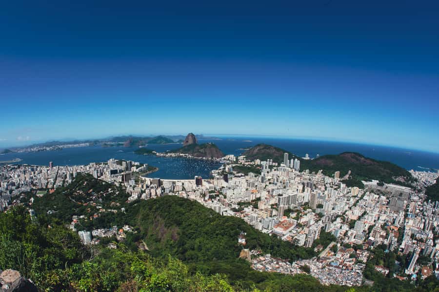 Rio de Janeiro: Christ the Redeemer, Sugarloaf, & City-tour - Mirante Dona Marta for the panorama link to Guanabara Bay