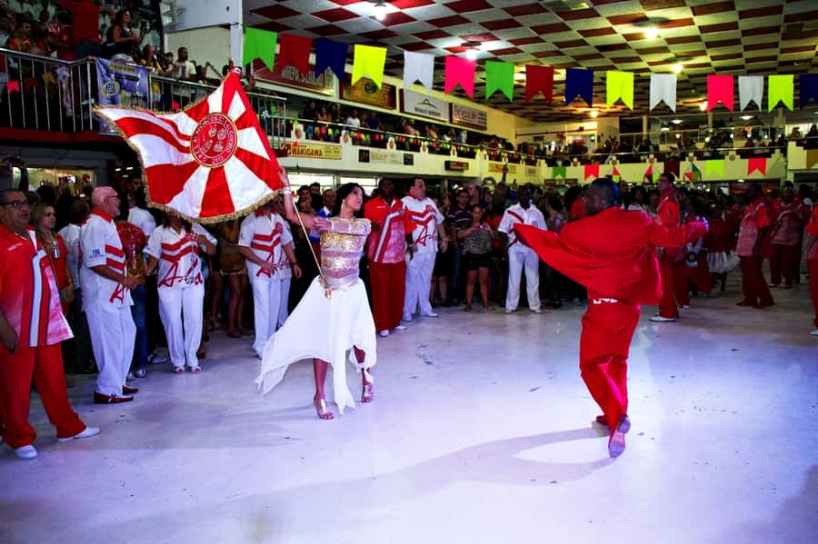 Rio de Janeiro: Salgueiro Samba School Rehearsal Tour - The 3-hour rehearsal show: drummers, dancers, and flag bearers