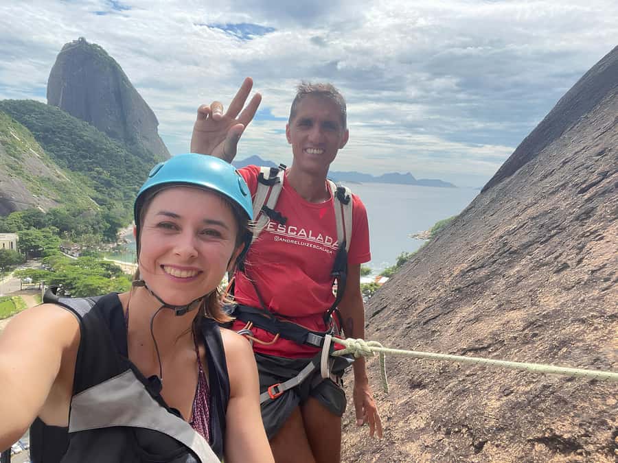 Rio De Janeiro: SUGARLOAF MOUNTAIN HIKE & CLIMB - From Urca Trail Start to the Technical 20-Meter Wall