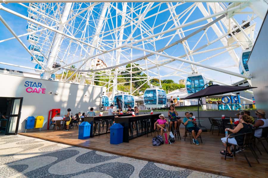 Rio: Museum of Tomorrow, Yup Star & Olympic Boulevard - Yup Star Ferris Wheel: 360-degree views of Christ and Sugarloaf