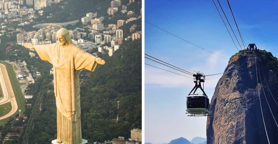 Rio: Sugarloaf Cable Car and Corcovado Train Tickets - Tijuca National Park, city views from inside the green