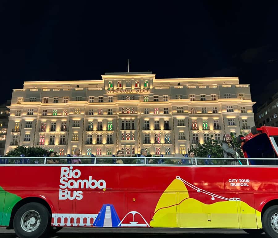 Skyline Night Tour Rio de Janeiro - Panoramic City Tour Rio Samba Bus - Rio night touring, done the easy way from the Skyline Night Bus