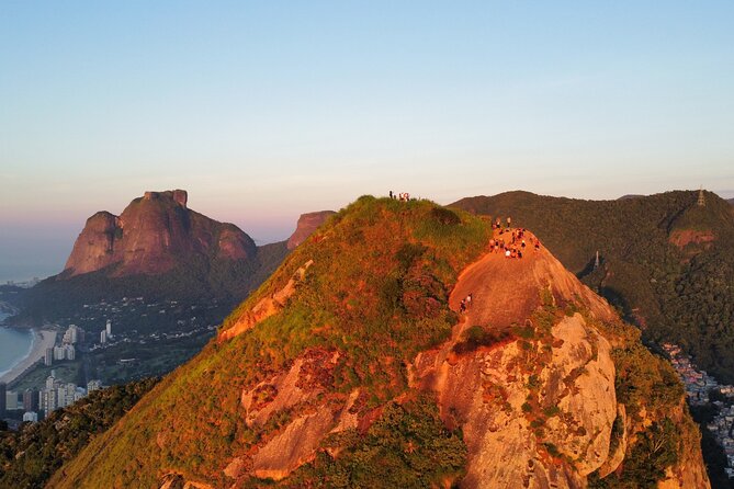 Sunrise and Sunrise Walk Two Brothers with Local Guide - Summit time: views over Ipanema, Leblon, Lagoa Rodrigo de Freitas, and more