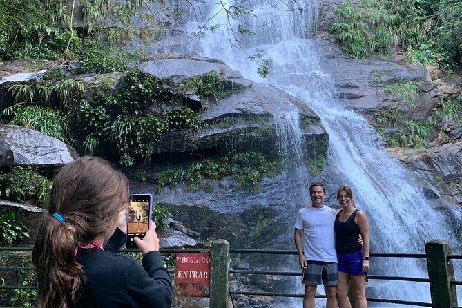 Tijuca Forest Hike - Waterfalls & Caves, Nature & Wild Life! - Entering Tijuca National Park, with Taunay Waterfall setting the mood